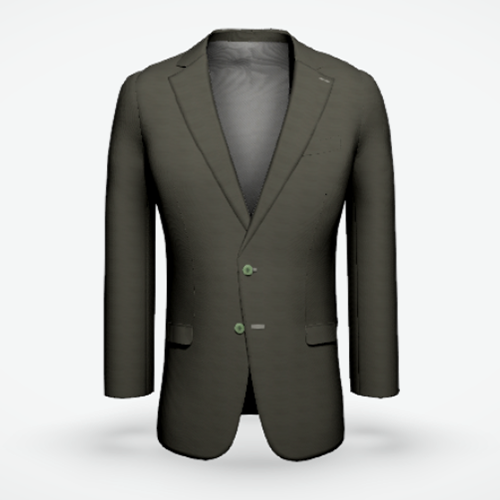 SINGLE BREASTED COTTON SUITS -2PIECE