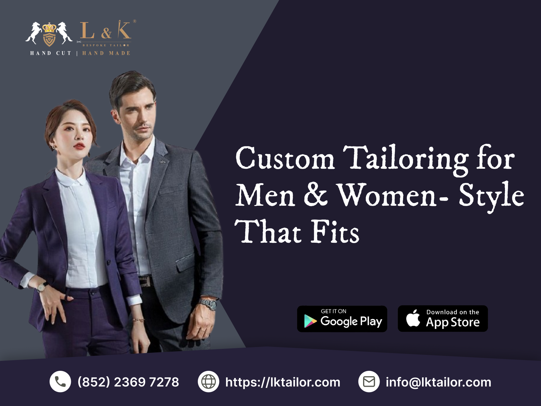 Custom Tailoring for Men and Women- Style That Fits