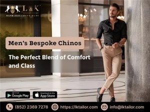 men’s bespoke chinos