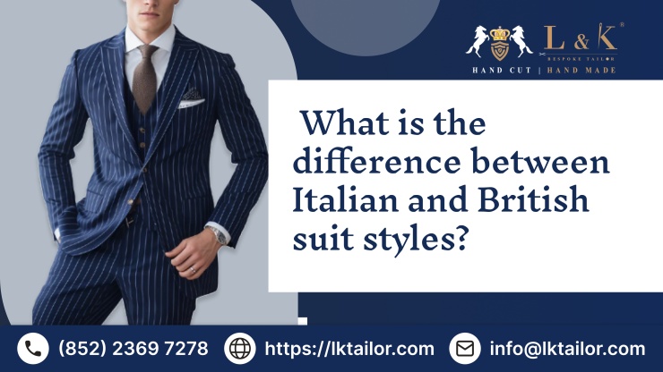 What is the difference between Italian and British suit styles?