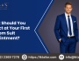 What Should You Expect at Your First Custom Suit Appointment?