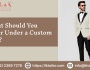 What Should You Wear Under a Custom Suit?