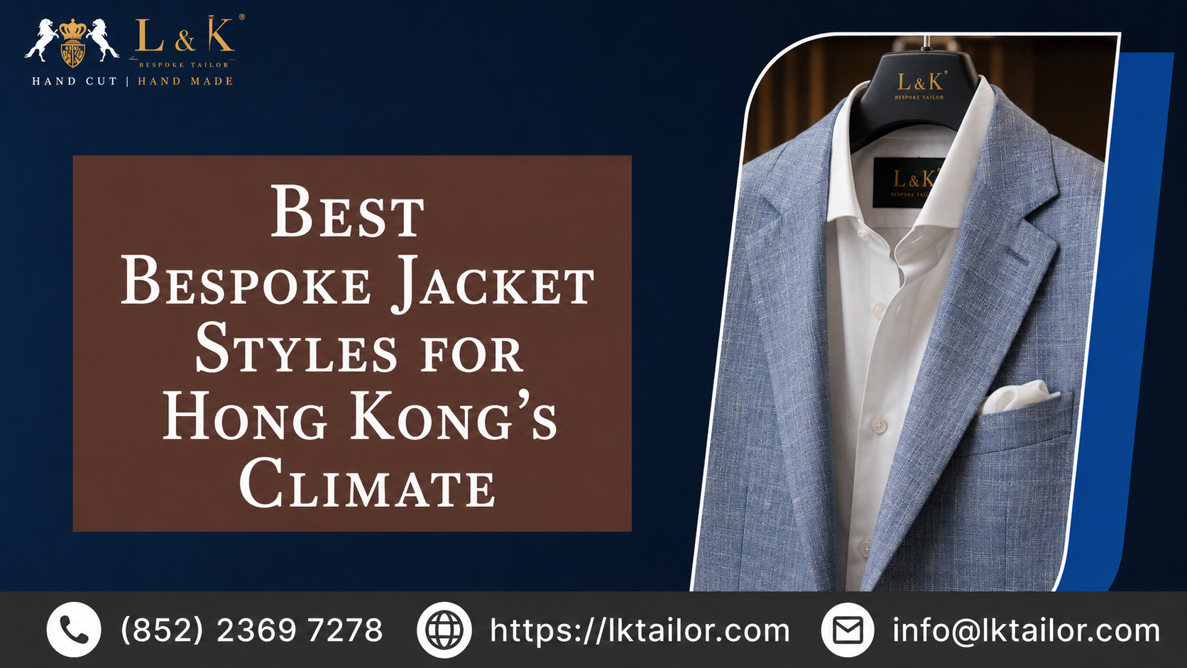 Best Bespoke Jacket Styles for Hong Kong’s Climate,.