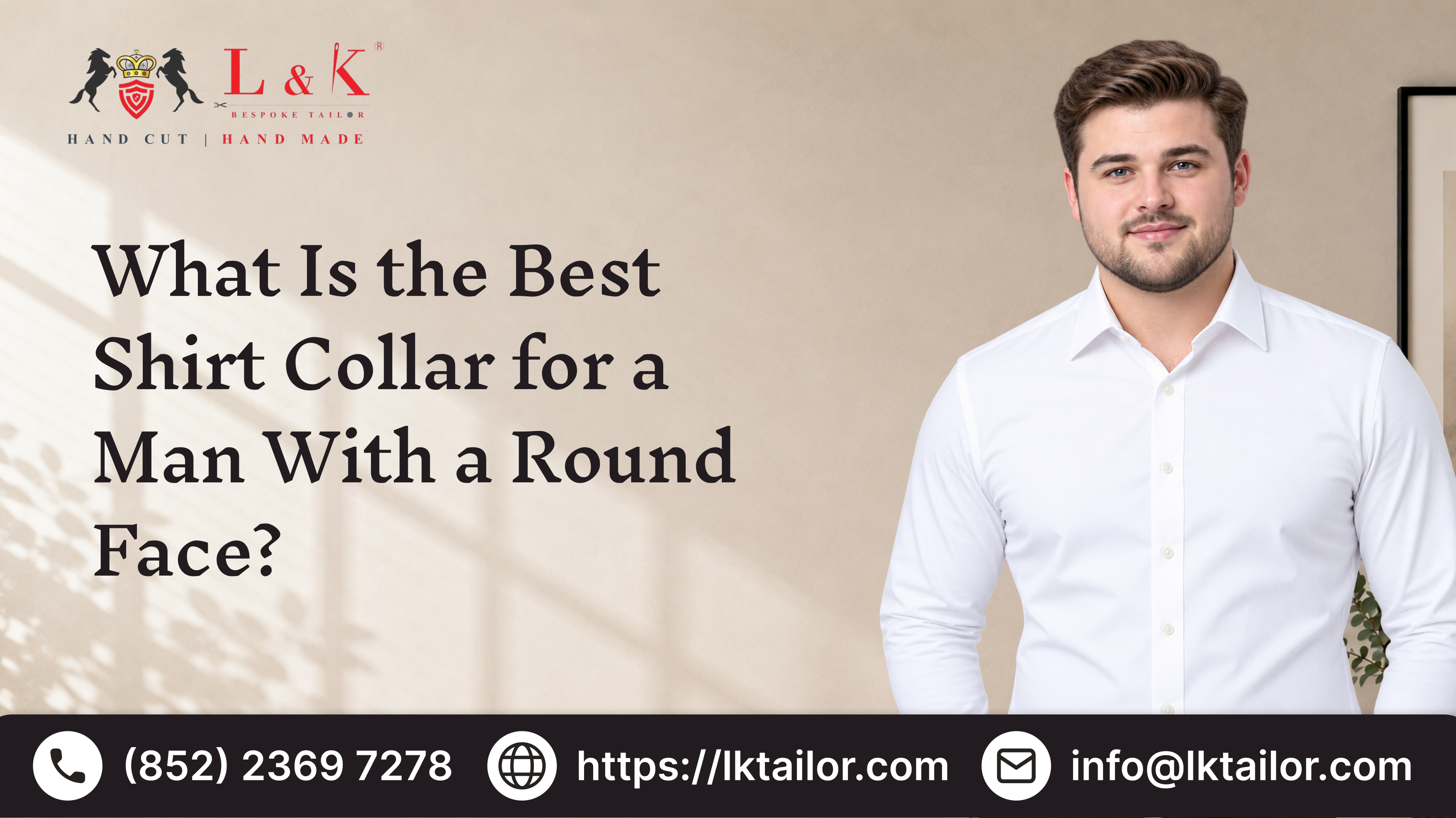 What Is the Best Shirt Collar for a Man With a Round Face?
