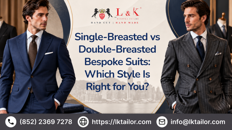 Single-Breasted vs Double-Breasted Bespoke Suits: Which Style Is Right for You?